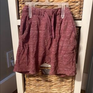 Old Navy Red Casual Shorts with Elastic Waistband